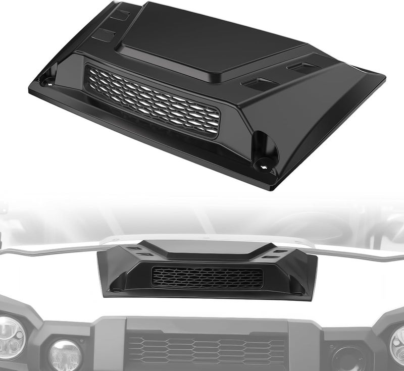 XATVXUTV UTV Hood Scoop with Mesh for Kawasaki Mule Pro, Front Turbo Hood Cover with Grill Vents Air Flow Intake Kit Compatible with Kawasaki Mule Pro FXT DXT DX FX 2015-2025 Accessories - Image 1
